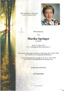Martha Springer